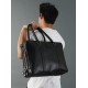 Premium Black Leather Briefcase - Stylish Executive Bag for Office, 16 Inch Premium Black Leather Briefcase - Stylish Executive Bag for Office, 16 Inch