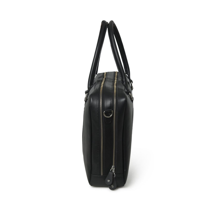 Premium Black Leather Briefcase - Stylish Executive Bag for Office, 16 Inch Premium Black Leather Briefcase - Stylish Executive Bag for Office, 16 Inch